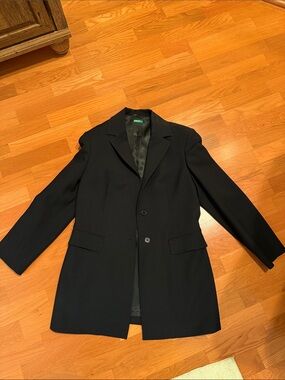 United Colors Of Benetton Women's Black Blazer Jacket